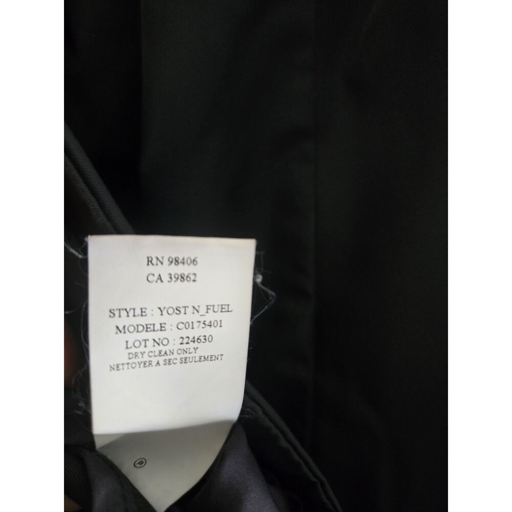 Theory Yost N Fuel Stand Collar Field Jacket S Black Utility Minimalist Cargo - Picture 5 of 5